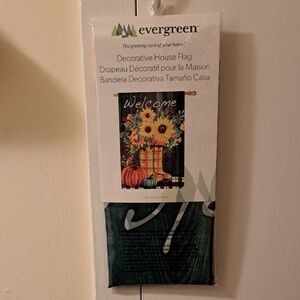 Evergreen Flag Double Sided Welcome Flag Garden Boots Garden Suede Flag Outdoor